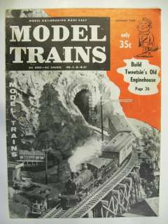 Vintage MODEL TRAINS Train Modeling Magazine JANUARY 1959  