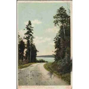 Reprint A Winding Road, Mackinac Island, Mich