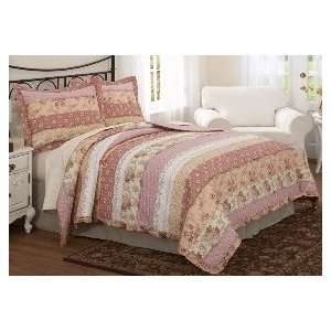  Bedding by Pem America Springwood King Quilt with 2 Shams 