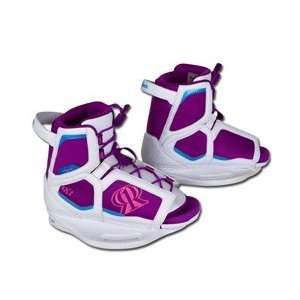  2012 Ronix August Wakeboard Boots   White/Purple/Pink 