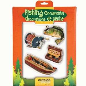  Cast Fishing Ornament Set