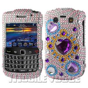   Rhinestone Hard Case Cover For Blackberry Bold 9700 AT&T,T Mobile