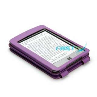   PU LEATHER FLIP CASE COVER FOR KINDLE TOUCH WITH SLIM LIGHT  
