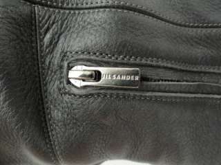 BN Jil Sander Black Leather Wedge Boots Shoes UK5 38  
