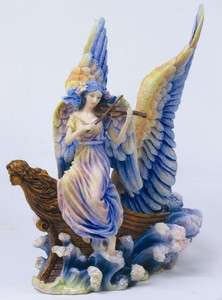 Angel Ship Violin Musical Voyage Statue Figurine Josephine Wall 