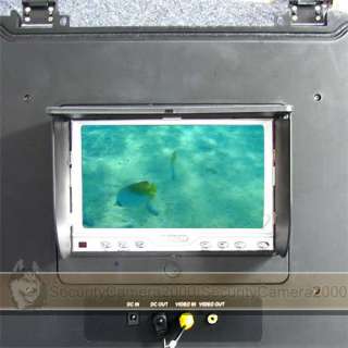 Caméra sous marine rotative 355°(20m de câble) avec 7inch Moniteur 