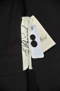 BIRD JUICY COUTURE Black ELLIS Tie Jacket Blazer S NEW  