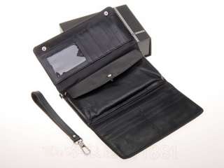   hasp wallet material genuine leather size 19 5cm 10 5cm 7 7 inch 4