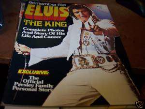 Remember Me Elvis the King Magazine 1977  