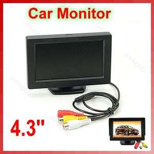 TFT LCD Car Reverse Rearview Color Monitor DVD VCR  