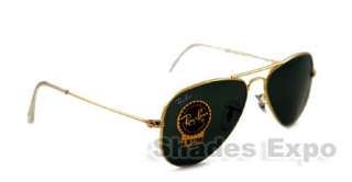 NEW RAY BAN SUNGLASSES RB 3044 GOLD RB3044 LO207 AUTH  