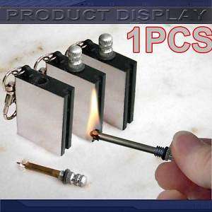 Cigar Match lighter Petrol Gas Key Ring Gadget Gift  