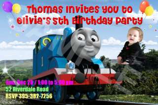 THOMAS THE TANK ENGINE Birthday Party Invitations Favor  