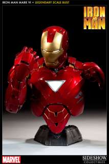Sideshow Iron Man 2   Mark VI Legendary Scale Bust  