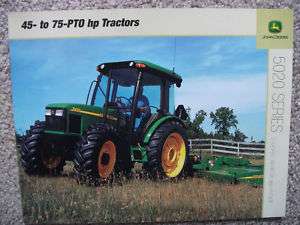 John Deere 5020 Series Tractor sales Brochure  