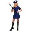 Widmann 77231   Kostüm Polizistin, Kleid, Gürtel und Hut, Größe S