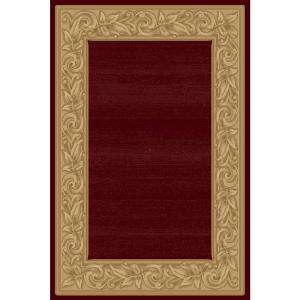 Balta US Elegant Embrace Red 3 Ft. 11 In. X 5 Ft. 7 In. Area Rug 