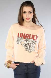 Rebel Yell The Unruly BF Pullover in Apricot  Karmaloop   Global 