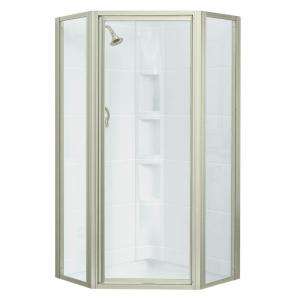 Plumbing Intrigue 27 5/8 in. x 72 in. Framed Neo Angle Corner Shower 