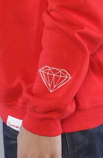 Diamond Supply Co. The Diamond High Crewneck Sweatshirt in Red 