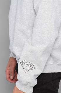 Diamond Supply Co. The Smoke Ring Crewneck Sweatshirt in Grey 