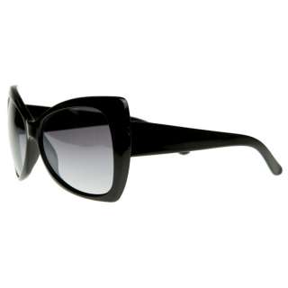   Butterfly Silhouette Cat Eye Fashion Sunglasses 8413 Black  