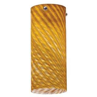 Lithonia Lighting LED Mini Pendant Tall Cylinder Amber Twist DTCL 1009 