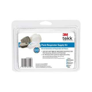 3M Tekk Protection Paint Respirator Supply Kit 6023PB1 A at The Home 