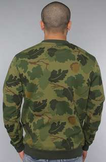 10 Deep The Oak Camo Crewneck Sweatshirt in Green  Karmaloop 