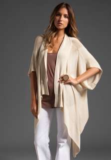 CENTRAL PARK WEST Cabo Shawl Wrap in Straw  