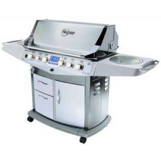 Classic 4 Burner Natural Gas Grill with Side Burner, Infrared Rear 