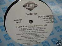 DOCTOR ICE   Love Jones   R&B HIP HOP 12  