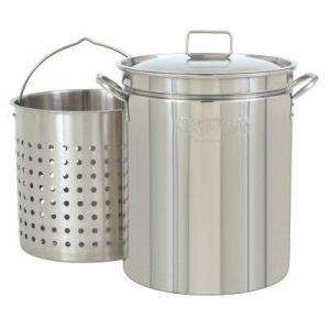   Classic 62 Qt. Stainless Steel Fryer/Steamer Pot with Basket & Lid