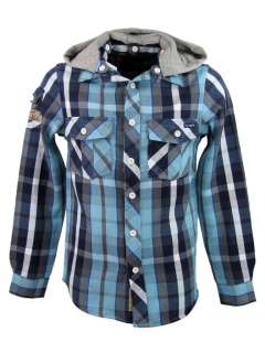   Laundry Long Sleeved Mason Hoodie Lumberjack Check Shirt  