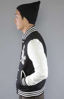 Joyrich The LA Cross Varsity Jacket in Black  Karmaloop   Global 