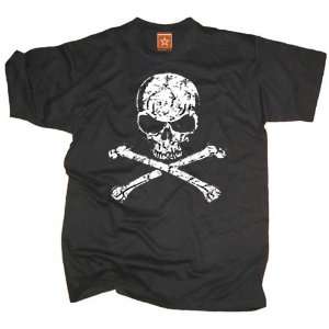 Shirt Totenkopf Skull, schwarz  Sport & Freizeit