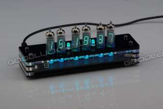 In case Nixie Tube Clock by YS13 3 6Pcs Come with Remote Control 