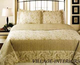 PAISLEY VINEYARD FRENCH COUNTRY KING COTTON QUILT *  