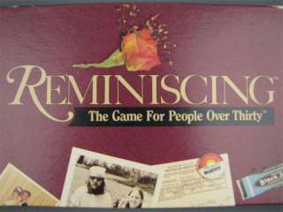1989 REMINISCING Game People Over 30 TDC Games Complete  