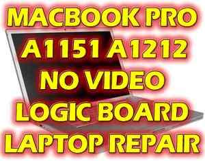 MACBOOK PRO A1151 A1212 LAPTOP VIDEO LOGIC BOARD REPAIR  