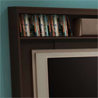   Shore Cakao 2 Drawer Stand w/ Chocolate Finish TV Stands with Hutch