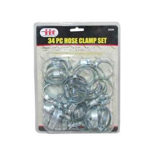 IIT 34 Piece Worm Gear Hose Clamp Set 039593222209  