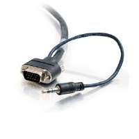 Cables to Go 40179 HD15 SXGA + 3.5mm Monitor Cable   75ft, Male to 