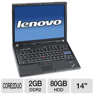 Lenovo IBM ThinkPad T61 Notebook PC   Intel Core 2 Duo 2.4GHz, 2GB 