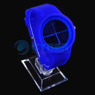 Unisex Jelly Silicone Rubber Unisex Sports Wrist Quartz Watch 3 
