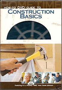 Home Time Dean Johnson CONSTRUCTION Basics BEGINNER DVD  