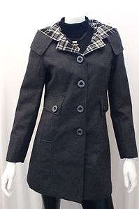 2011 Womens New Fashion Winter Wool Blend Outwear Slim Fit Long Coat 
