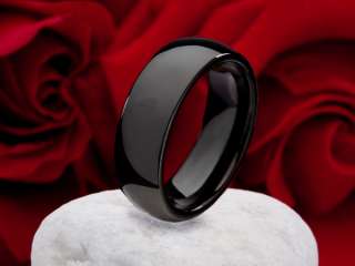Ring aus Wolfram Tungsten schwarz Ionenbeschichtet W721  