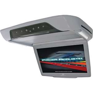 Power Acoustik Gray 10.3 Widescreen Flip Down Monitor with DVD Player 
