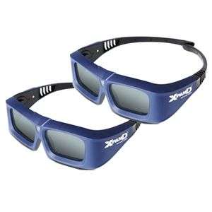 Xpand X102 DLP Link 3D Revolution Glasses   Blue (Two Pack) at 